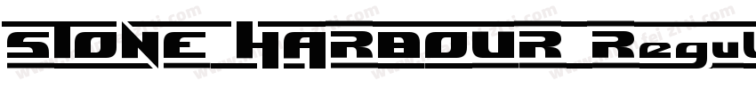 STONE HARBOUR Regula字体转换